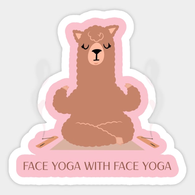 Face Yoga with Face Yoga Sticker by TV Dinners